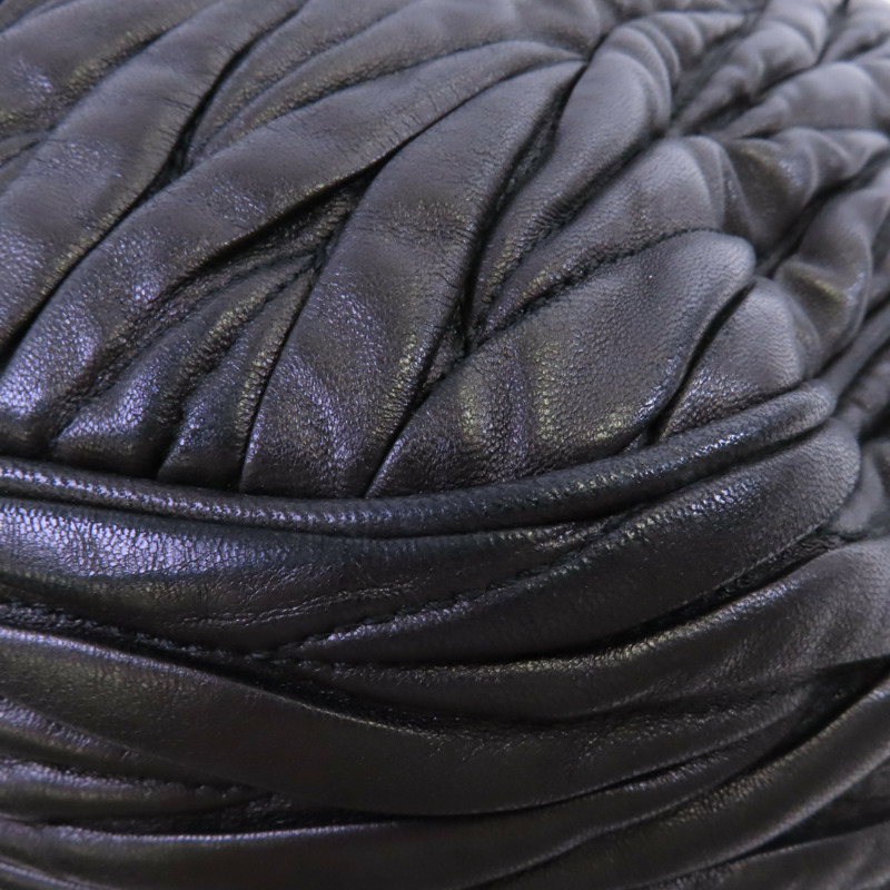 Miu Miu 羊皮皮革Tote Bag金扣肩背袋-8