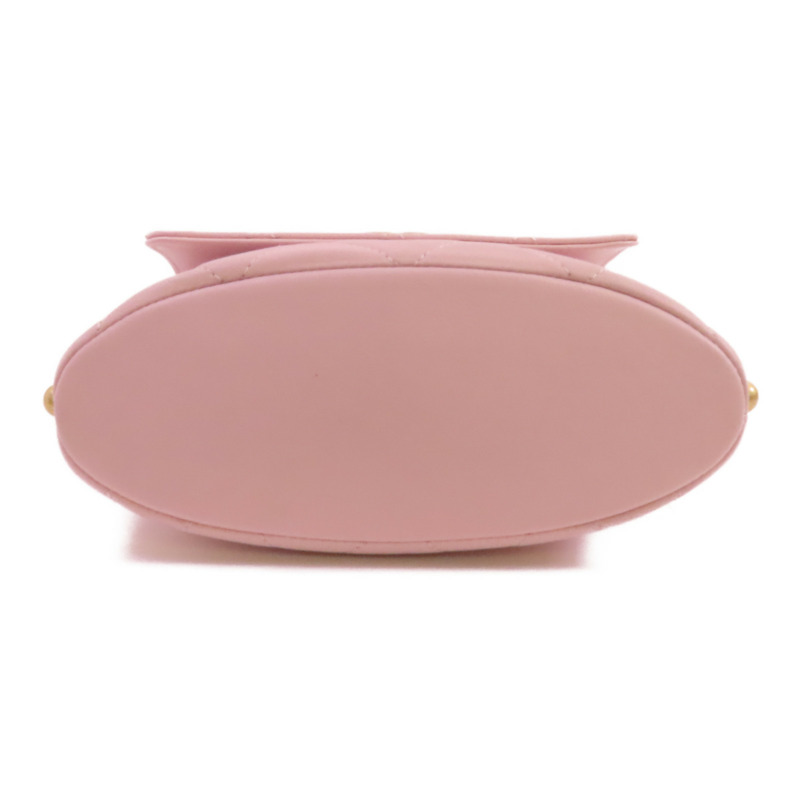 CHANEL 牛皮皮革Chain Shoulder金扣肩背袋-4