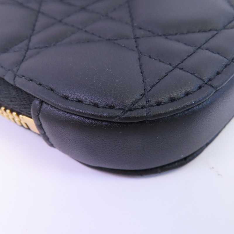 Dior 羊皮皮革Phone Bag金扣手挽肩背兩用袋-7