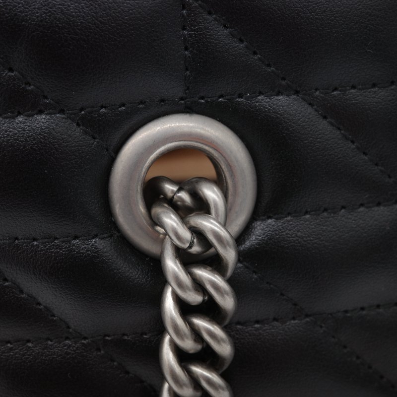 Gucci 古馳 GG Marmont  黑色 小牛皮 中型托特包-8