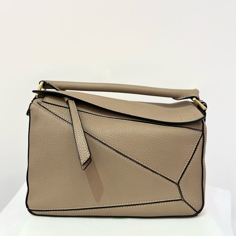 沙色牛皮金釦PUZZLE SMALL