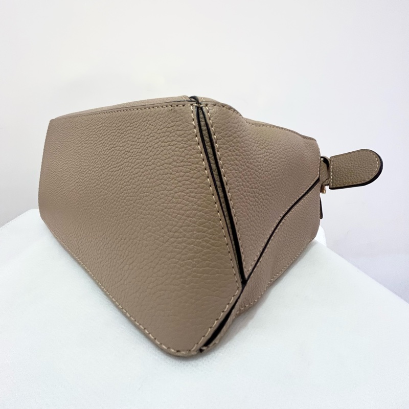 沙色牛皮金釦PUZZLE SMALL-6