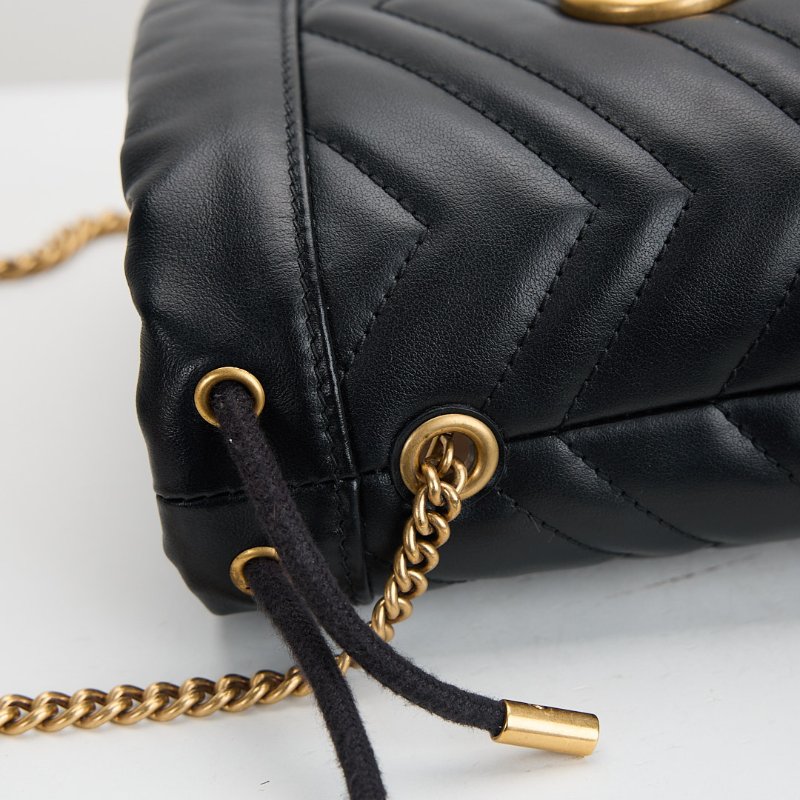 二手 Gucci marmont mini 水桶包-11