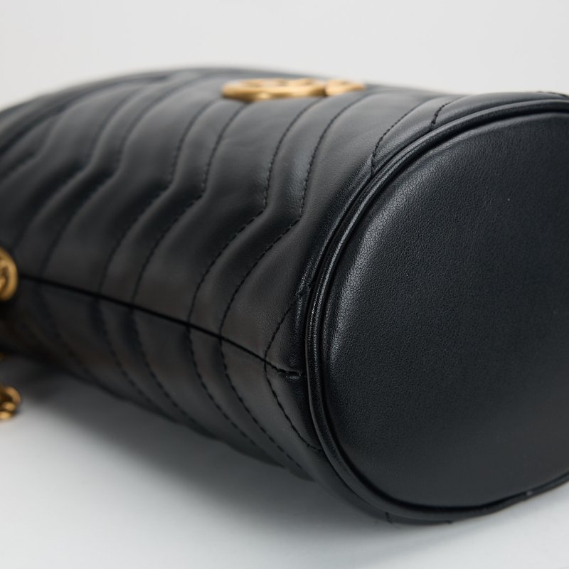 二手 Gucci marmont mini 水桶包-12