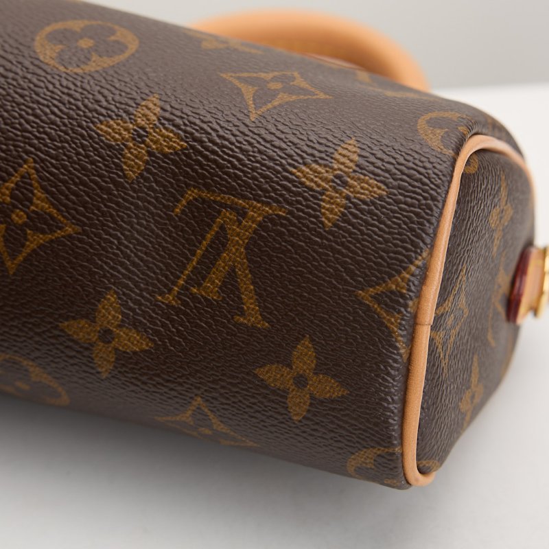 二手 Lv nano speedy 老花-8