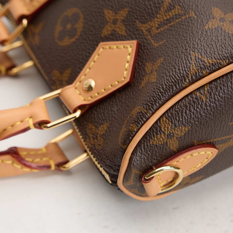 二手 Lv nano speedy 老花-18