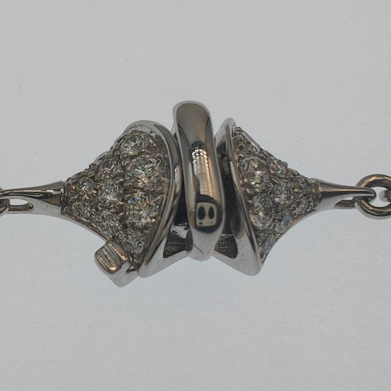 Bvlgari 寶格麗 18K 白金鑲鑽 DIVAS DREAM 項鍊套裝-7