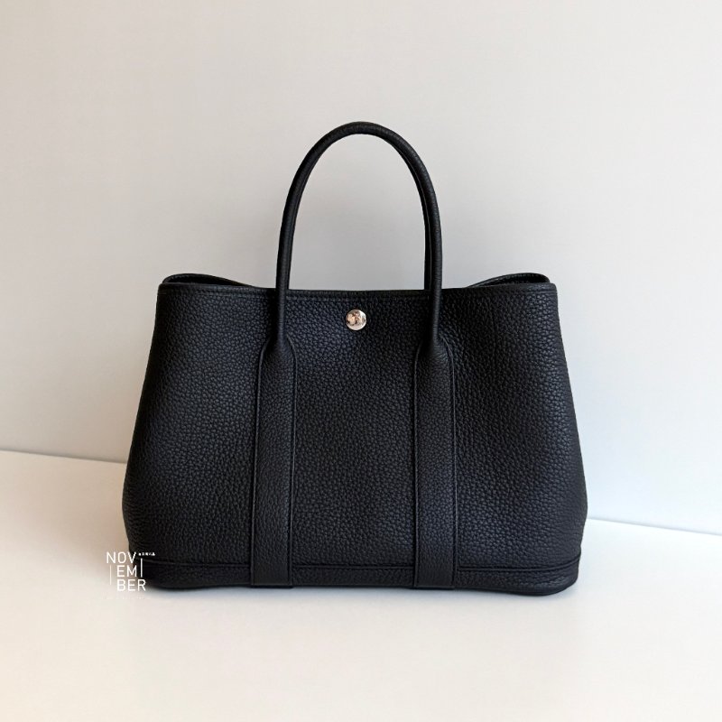 99新🆕 Hermès 愛馬仕 Garden Party 30 黑-0