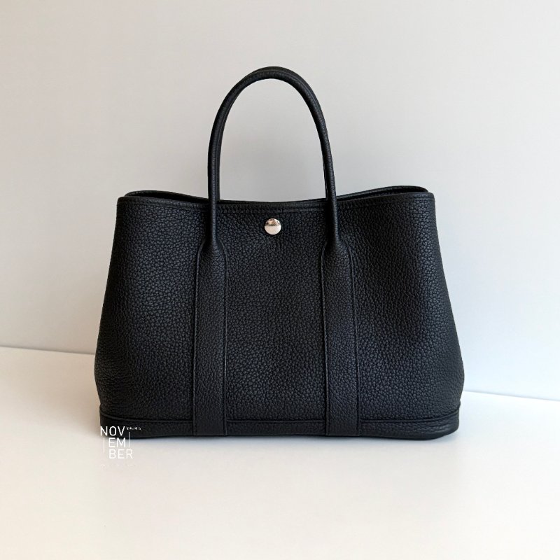 99新🆕 Hermès 愛馬仕 Garden Party 30 黑-5