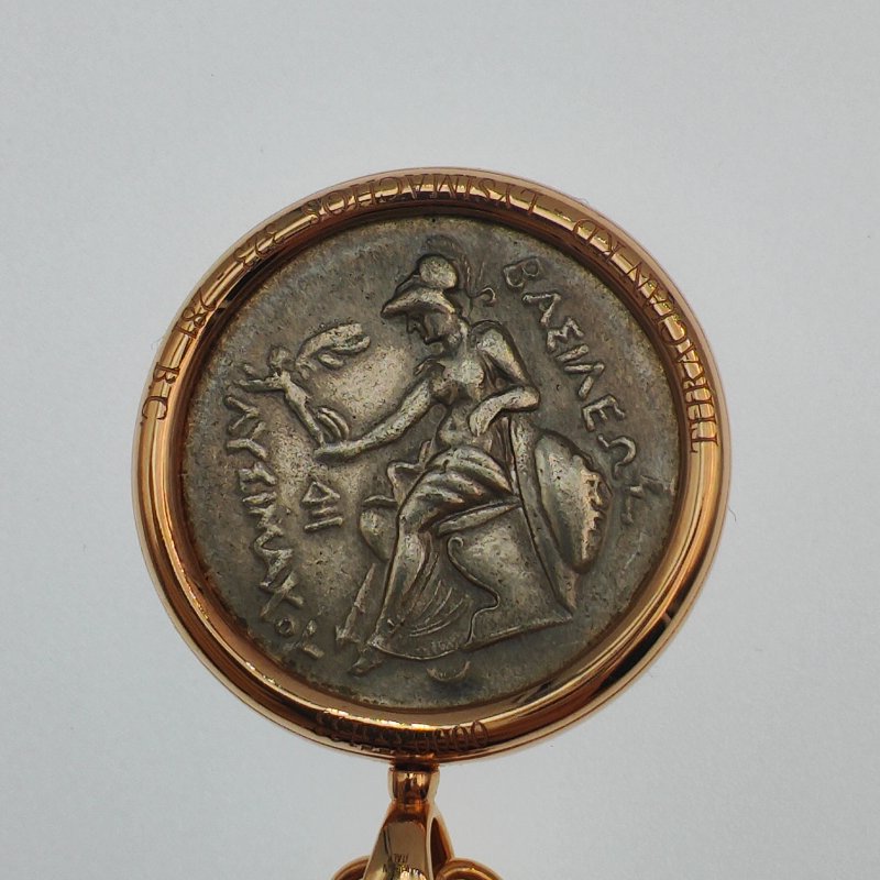 Bvlgari 寶格麗 18K 玫瑰金 Monete 古幣項鍊-2