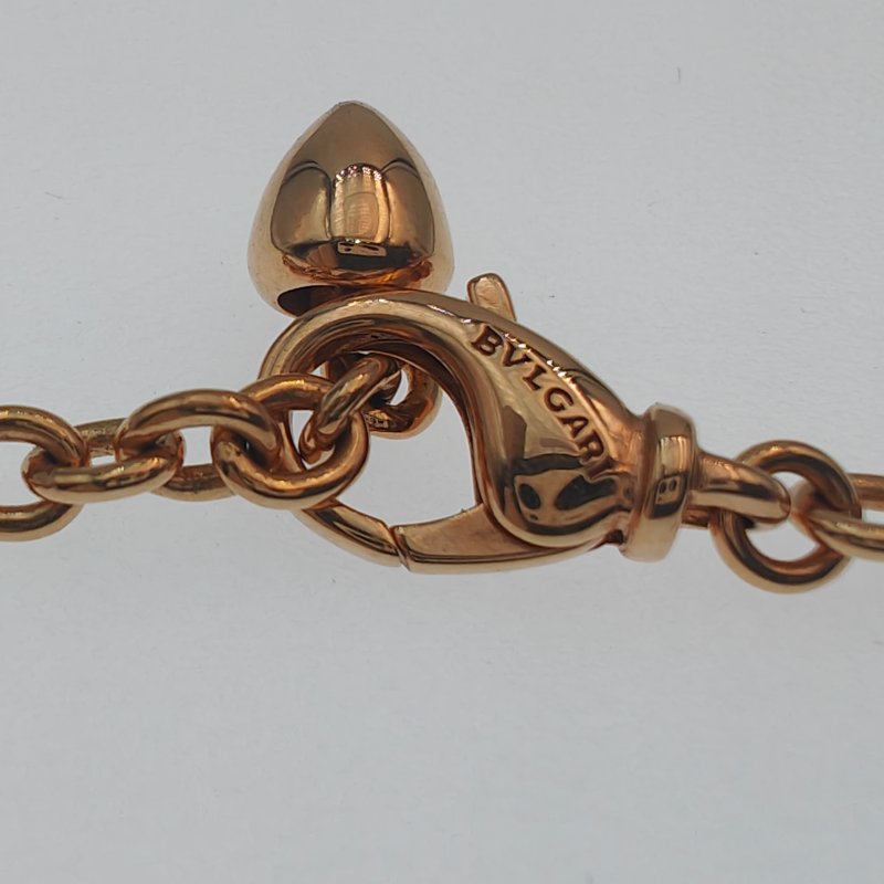 Bvlgari 寶格麗 18K 玫瑰金 Monete 古幣項鍊-6