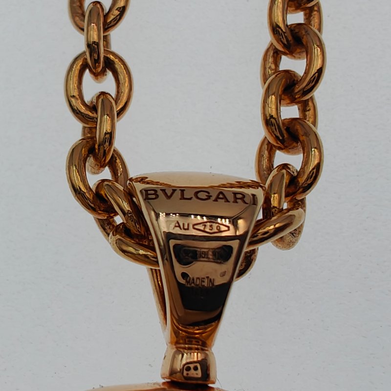Bvlgari 寶格麗 18K 玫瑰金 Monete 古幣項鍊-7