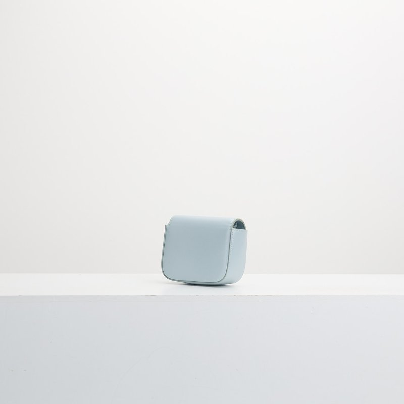 二手Celine mini凱旋門小包/冰川藍-2