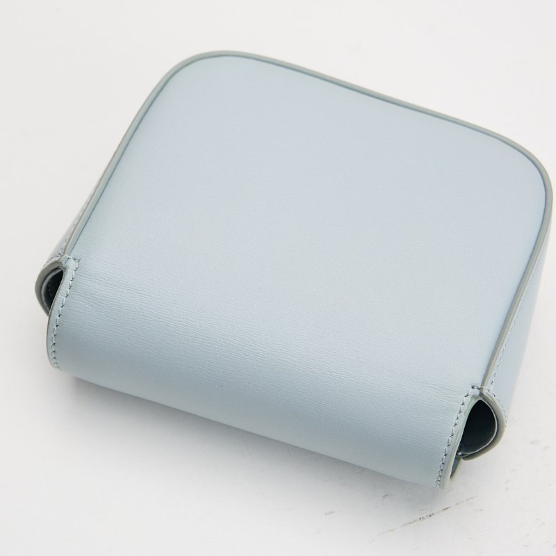 二手Celine mini凱旋門小包/冰川藍-5