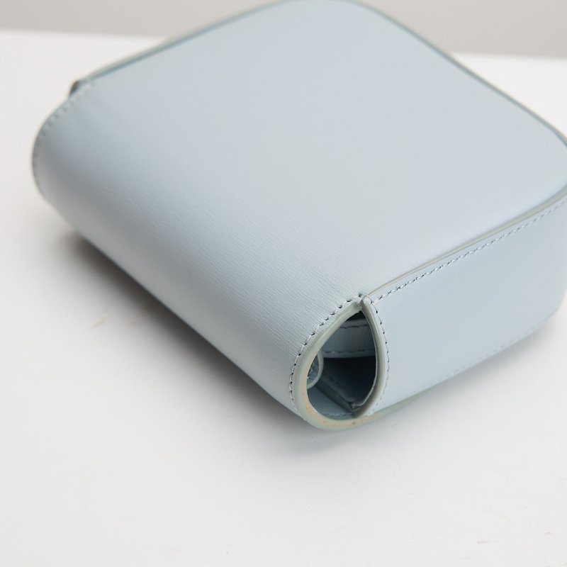 二手Celine mini凱旋門小包/冰川藍-7