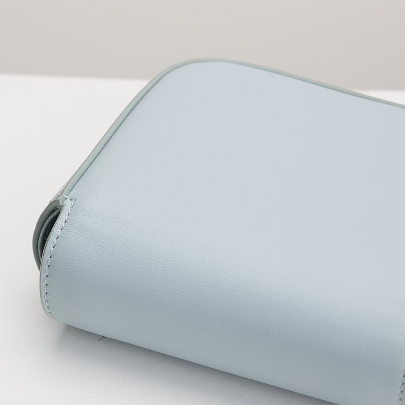 二手Celine mini凱旋門小包/冰川藍-8