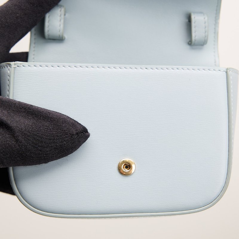 二手Celine mini凱旋門小包/冰川藍-24