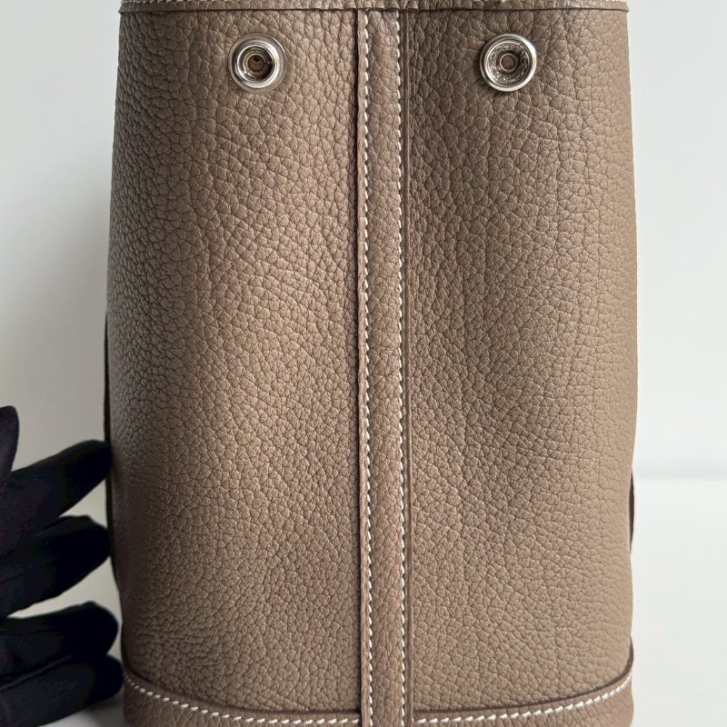 閒置新🙌🏻 Hermès 愛馬仕 Garden Party 30 大象灰-6