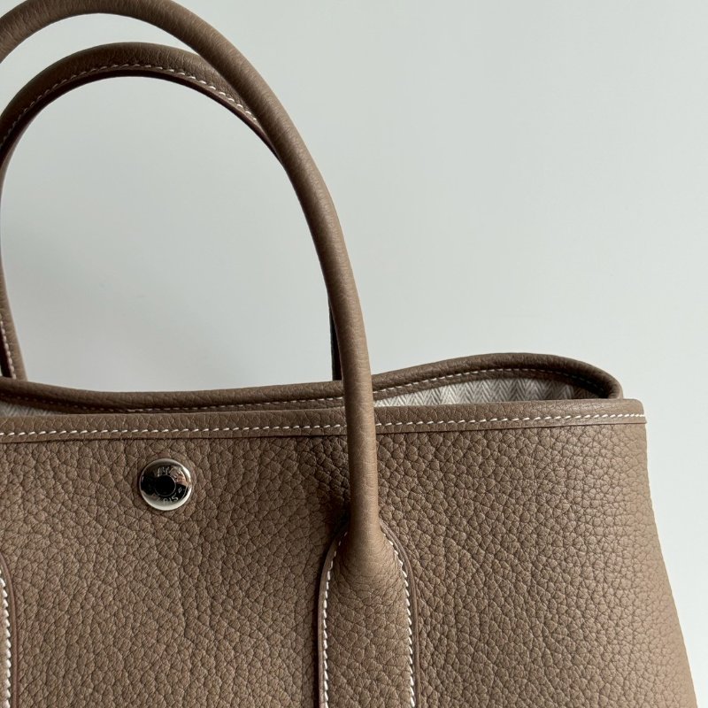 閒置新🙌🏻 Hermès 愛馬仕 Garden Party 30 大象灰-7