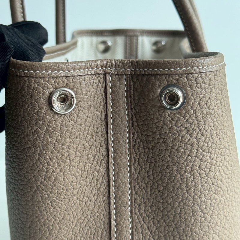 閒置新🙌🏻 Hermès 愛馬仕 Garden Party 30 大象灰-12