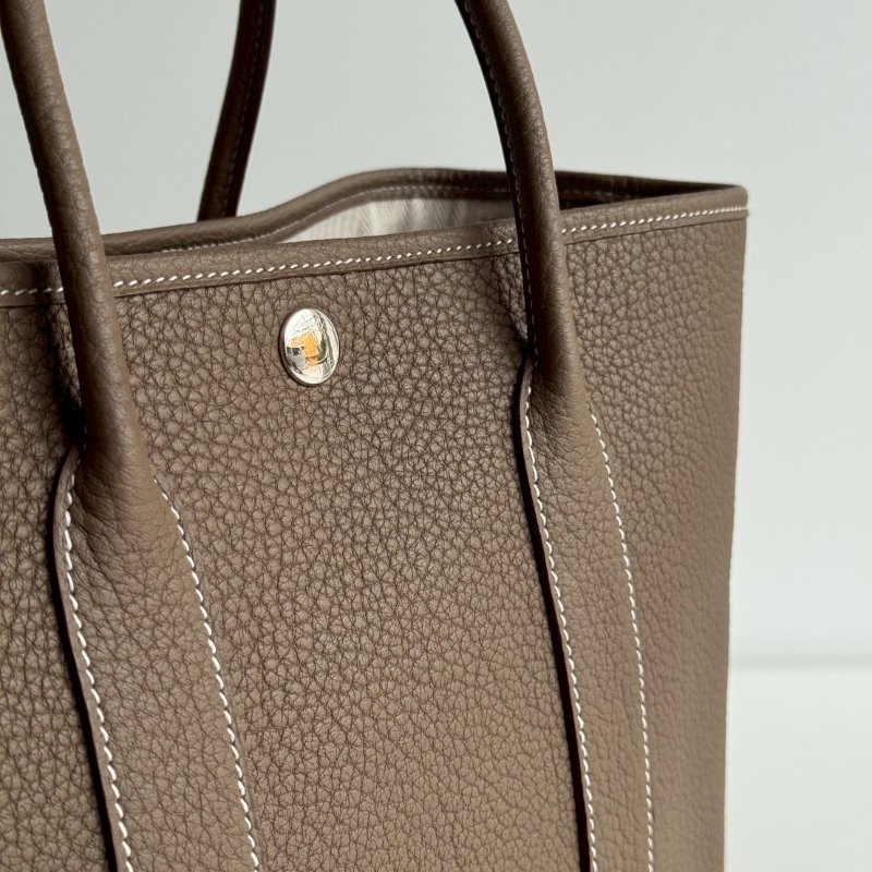 閒置新🙌🏻 Hermès 愛馬仕 Garden Party 30 大象灰-14