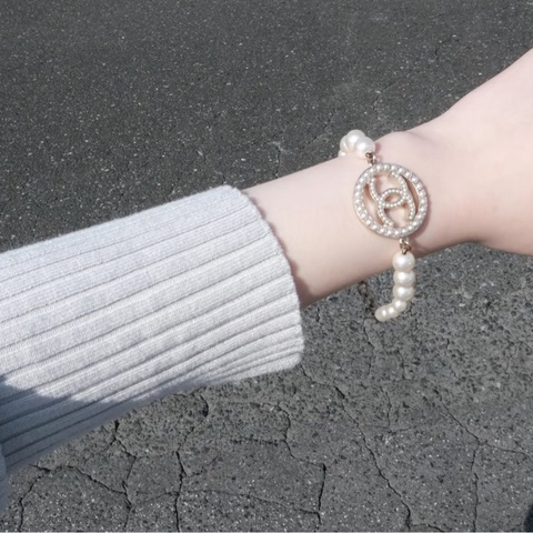 💗香緹國際精品💗 712 Chanel a17 珍珠手鏈