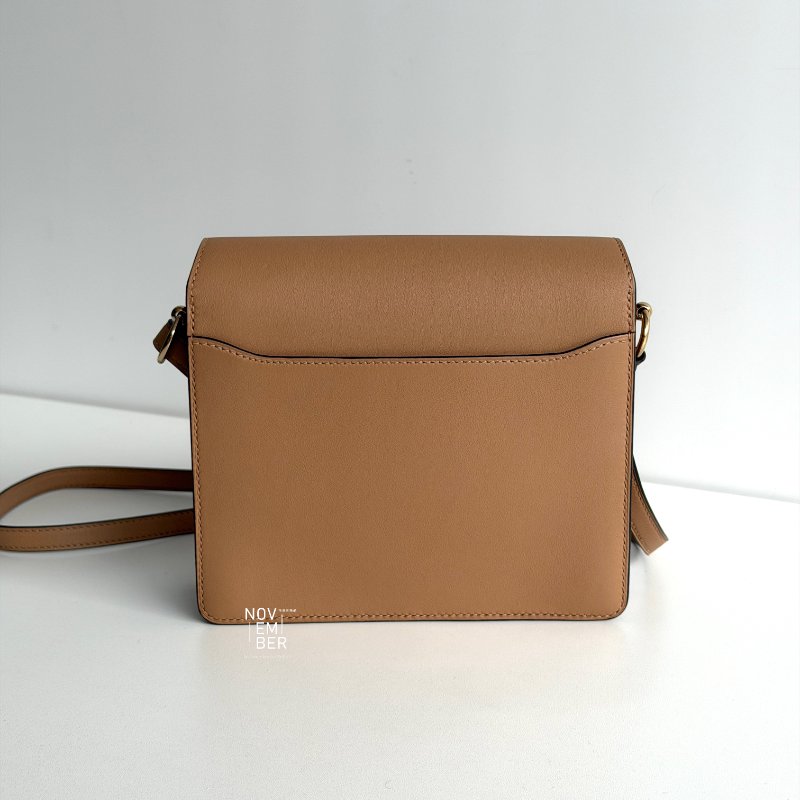 99新🆕 Hermès 愛馬仕 mini Roulis 奶茶色金釦-6