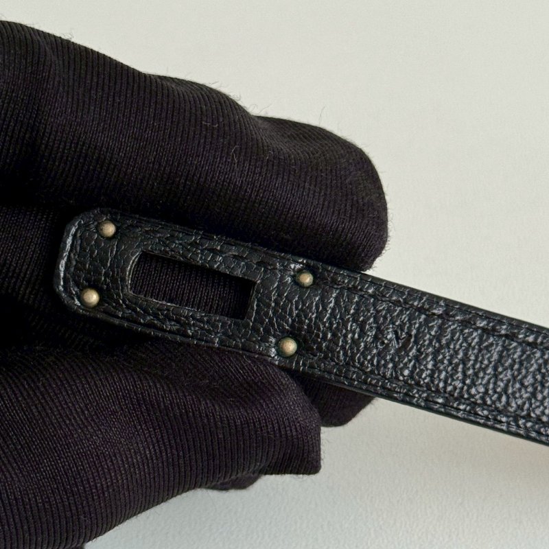 99新🆕 Hermès 愛馬仕 Kelly長夾 黑色銀釦-12