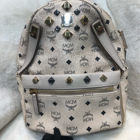 MCM 米杏色 兩用背囊 XB318