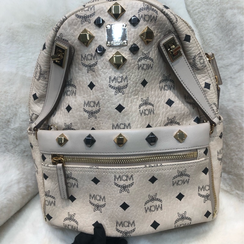 MCM 米杏色 兩用背囊 XB318-0