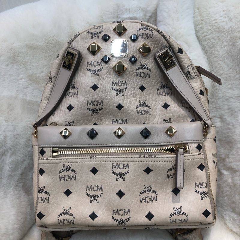 MCM 米杏色 兩用背囊 XB318-1