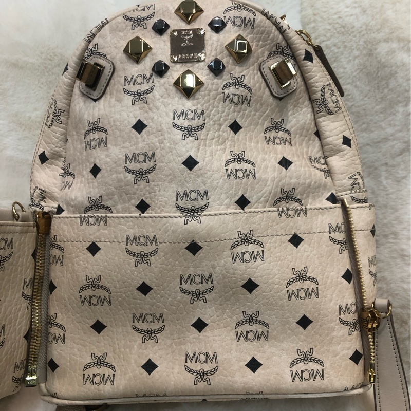 MCM 米杏色 兩用背囊 XB318-3