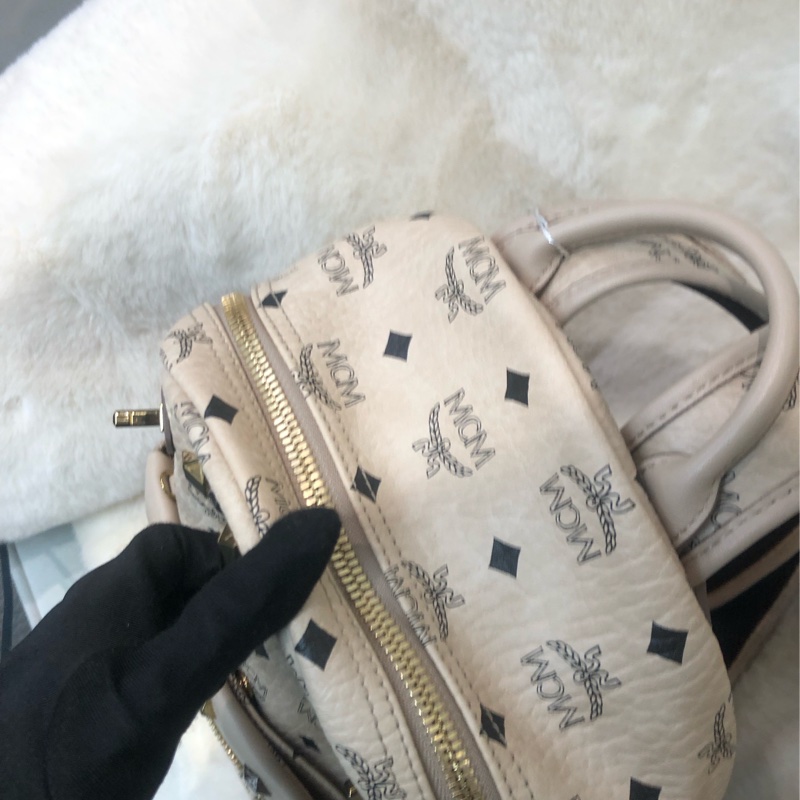 MCM 米杏色 兩用背囊 XB318-7