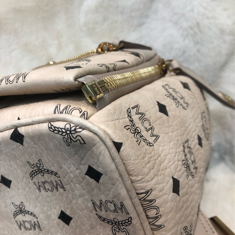 MCM 米杏色 兩用背囊 XB318-12