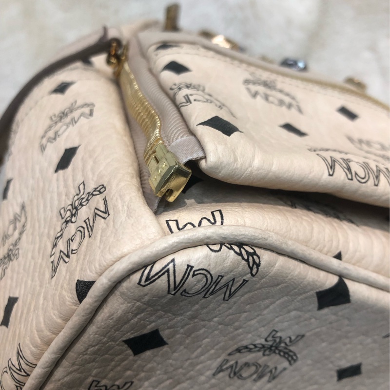 MCM 米杏色 兩用背囊 XB318-13