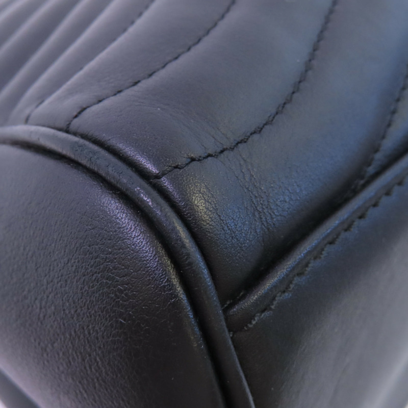 LOUIS VUITTON 牛皮皮革New Wave金扣鏈帶肩背袋-8
