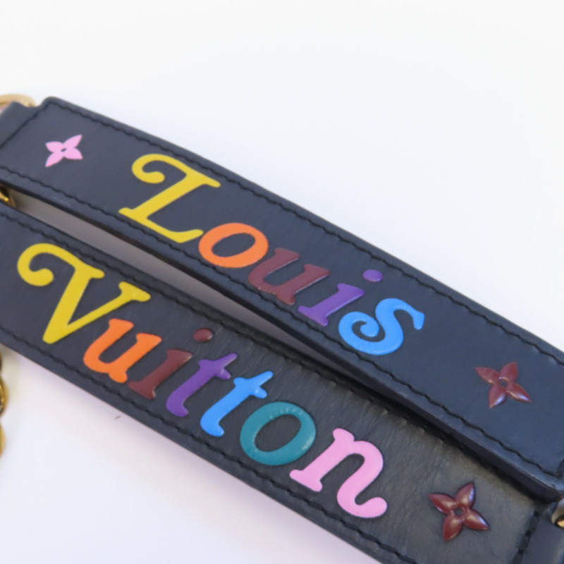 LOUIS VUITTON 牛皮皮革New Wave金扣鏈帶肩背袋-10