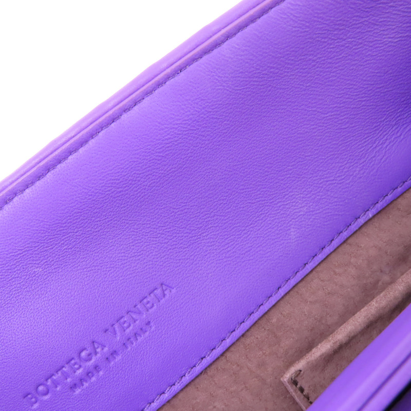 BOTTEGA VENETA 織紋皮革Olimpia鏈帶手挽袋-12