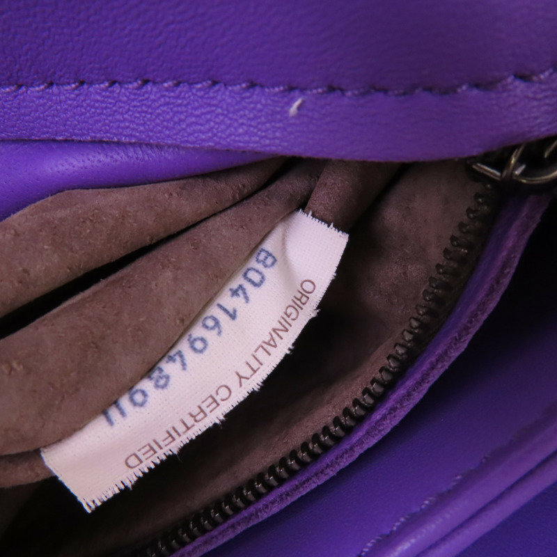 BOTTEGA VENETA 織紋皮革Olimpia鏈帶手挽袋-14