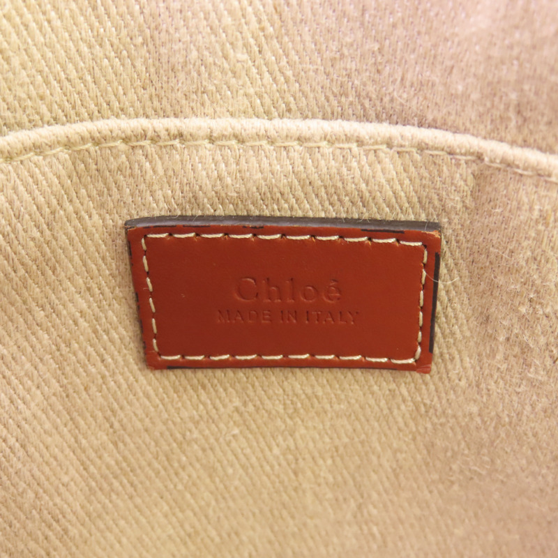 Chloe 帆布Woody Tote Bag肩背袋-11