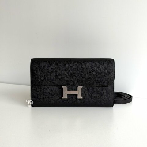 閒置新🙌🏻 Hermès 愛馬仕 Constance To Go 黑色銀釦