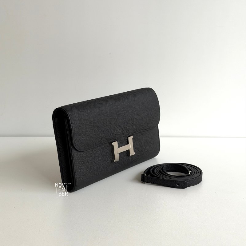 閒置新🙌🏻 Hermès 愛馬仕 Constance To Go 黑色銀釦-2