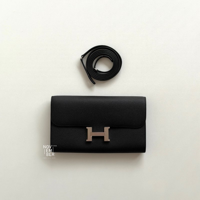 閒置新🙌🏻 Hermès 愛馬仕 Constance To Go 黑色銀釦-4