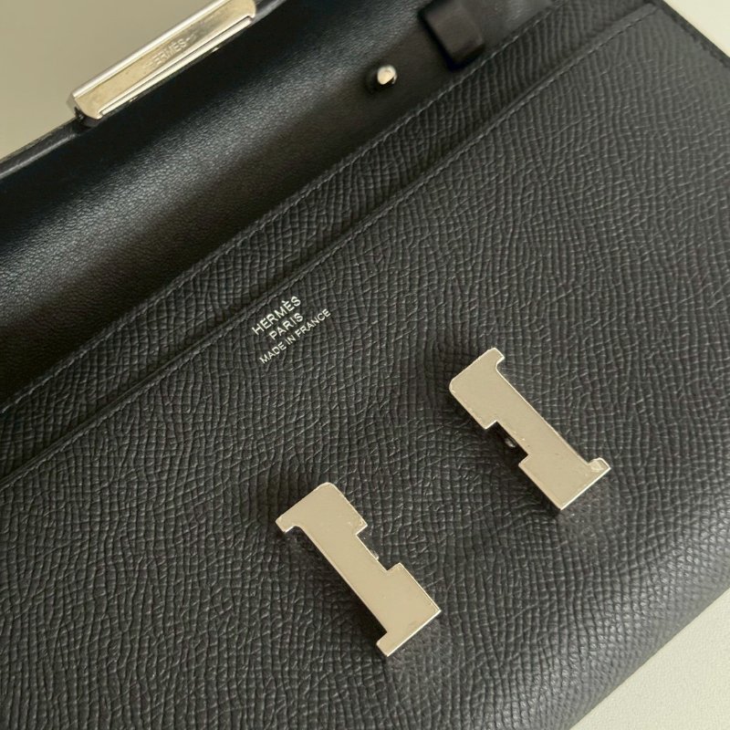 閒置新🙌🏻 Hermès 愛馬仕 Constance To Go 黑色銀釦-7