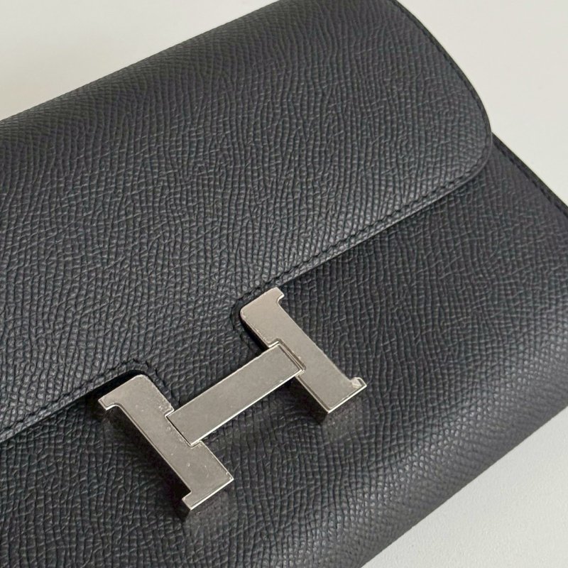 閒置新🙌🏻 Hermès 愛馬仕 Constance To Go 黑色銀釦-14