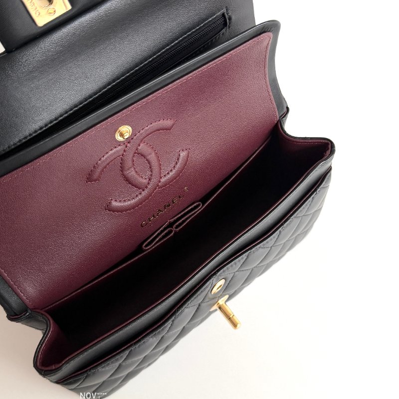 閒置新🙌🏻 有購證🔖 Chanel 香奈兒 CF23 黑色金釦-1