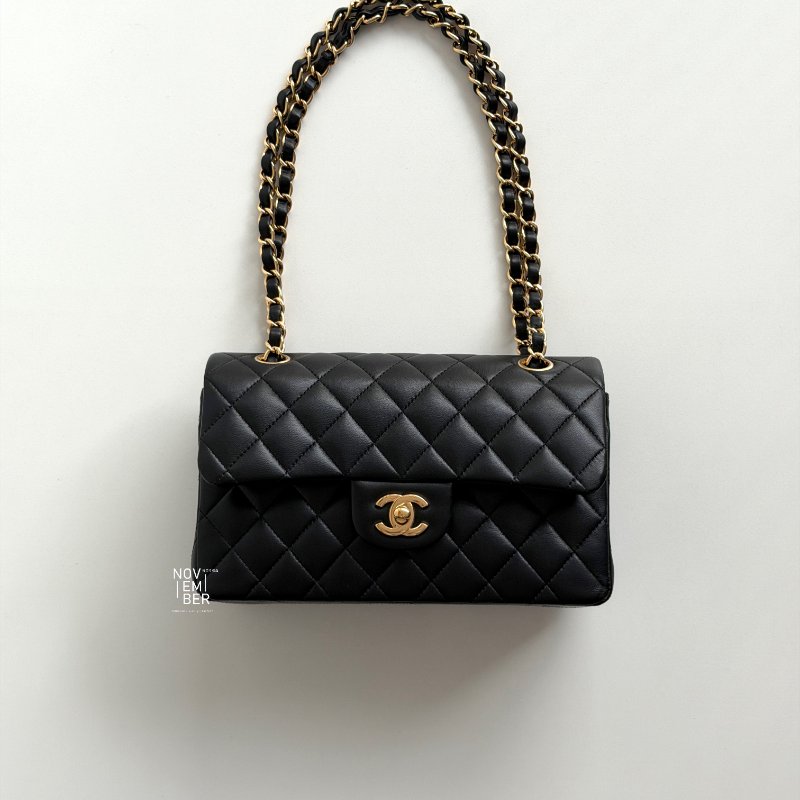 閒置新🙌🏻 有購證🔖 Chanel 香奈兒 CF23 黑色金釦-3