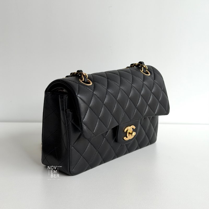 閒置新🙌🏻 有購證🔖 Chanel 香奈兒 CF23 黑色金釦-5