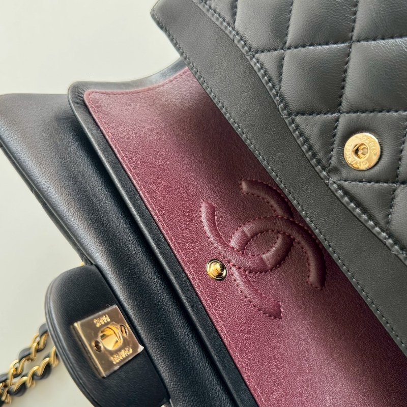 閒置新🙌🏻 有購證🔖 Chanel 香奈兒 CF23 黑色金釦-7