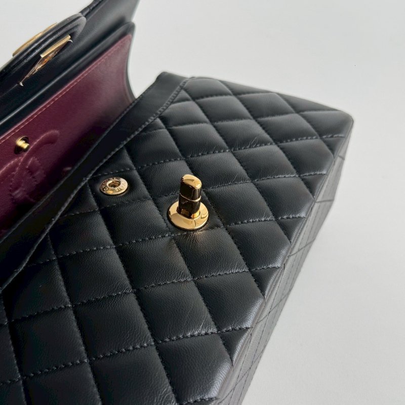 閒置新🙌🏻 有購證🔖 Chanel 香奈兒 CF23 黑色金釦-16